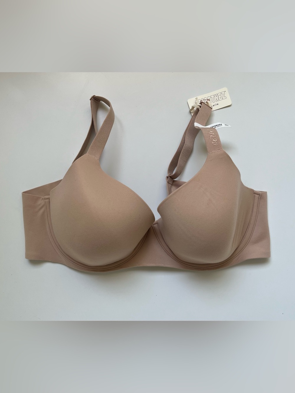 NWT Aerie Smoothez Full Coverage Bra Nude 38C